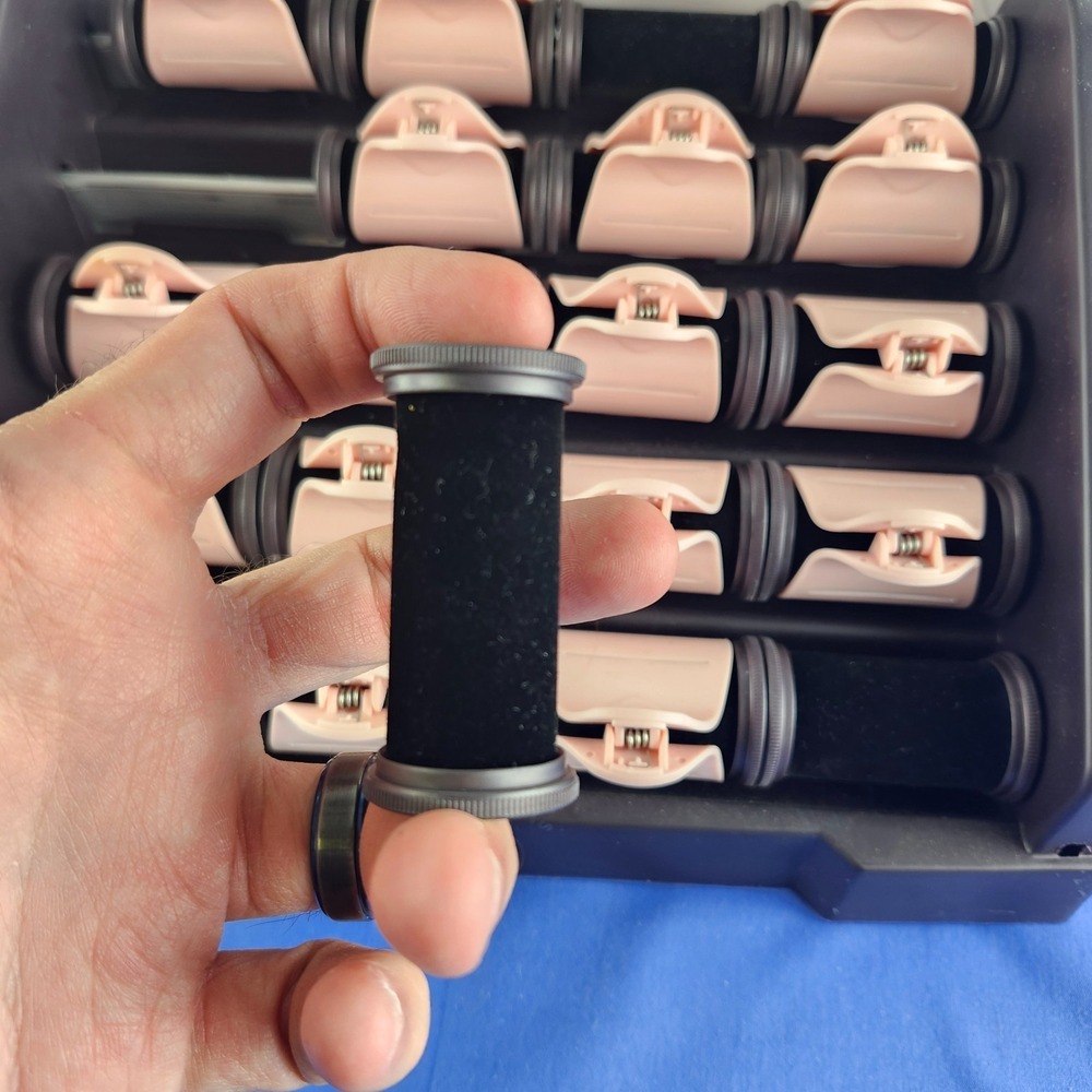 Remington T Studio H9000 Hot Rollers Flocked Hair Curlers Heated Ceramic 17 Clip - Picture 5 of 9